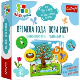 Gra edukacyjna dla dzieci Układanka Pory roku wersja ukraińska UA 02157 Trefl