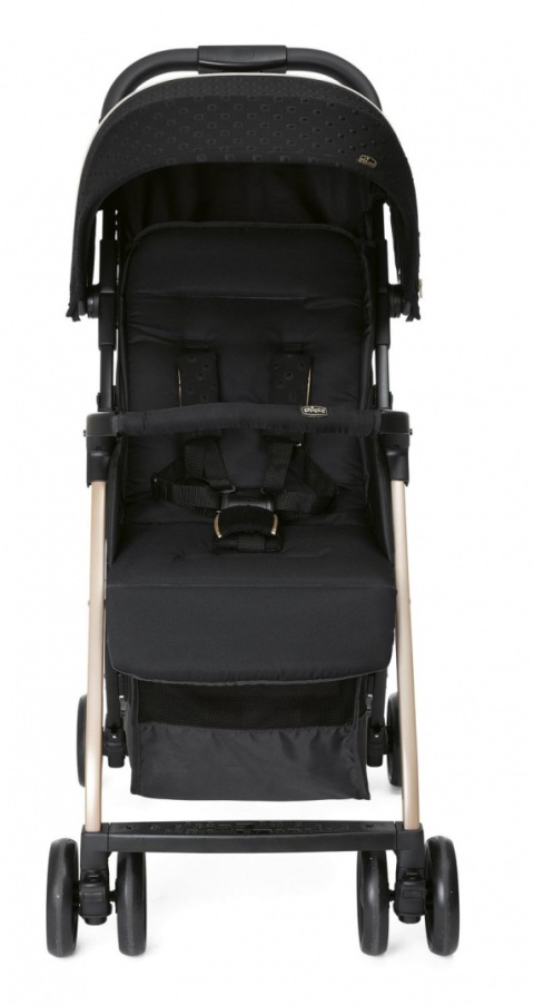 OHLALA 3 Chicco ultra lekki wózek spacerowy, składana rączka, waga 4,2 kg - Black ECO+ RE_LUX