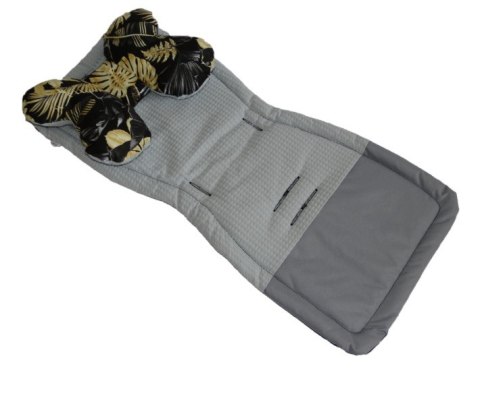 Wkładka do wózka bawełna minky kamyki różowe Dodo