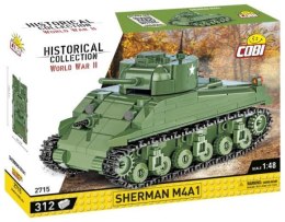 COBI 2715 Historical Collection WWII Czołg Sherman M4A1 312 klocków