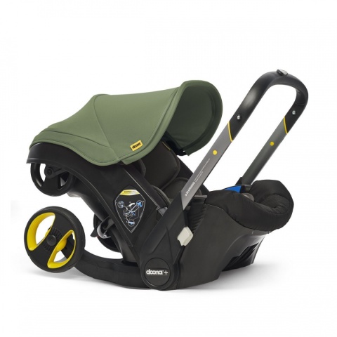 Mobilny fotelik samochodowy Doona+ 4* ADAC - Desert Green