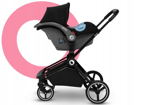 MIKA 3w1 Lionelo Wózek wielofunkcyjny - Blue Navy