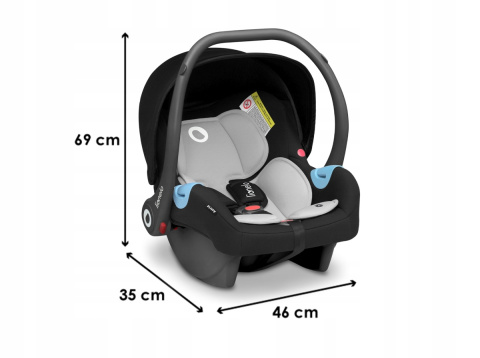 MIKA 3w1 Lionelo Wózek wielofunkcyjny - Blue Navy