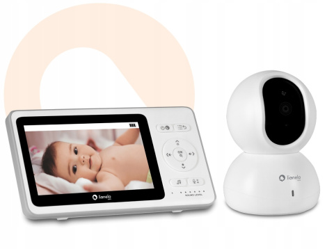 BABYLINE 8.2 Lionelo Niania elektroniczna 4,3 cala, do 300m, tryb nocny, melodie, termometr