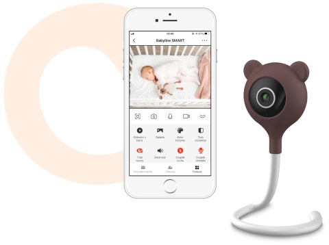 BABYLINE SMART Lionelo kompaktowa niania elektroniczna z kamerką