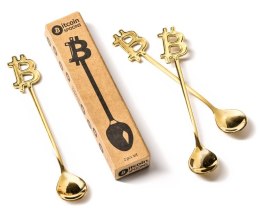 Łyżeczki kryptobogacza 3 szt. - Bitcoin