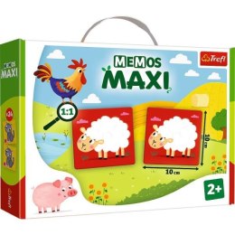 Memos Maxi Zwierzęta na farmie gra Trefl 02266