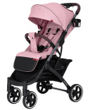 Astra 2022 Carrello wózek dziecięcy spacerowy do 22 kg, waga tylko 8,1 kg - Apricot Pink