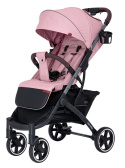 Astra 2022 Carrello wózek dziecięcy spacerowy do 22 kg, waga tylko 8,1 kg - Apricot Pink