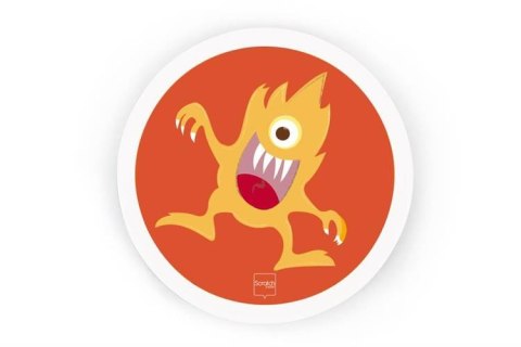 Scratch, Gra zręcznościowa Paletki rzucaj i łap - Stworki