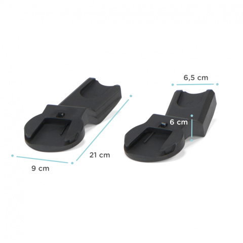 Nea 2w1 Kinderkraft Wózek wielofunkcyjny do 22 kg - Midnight Black