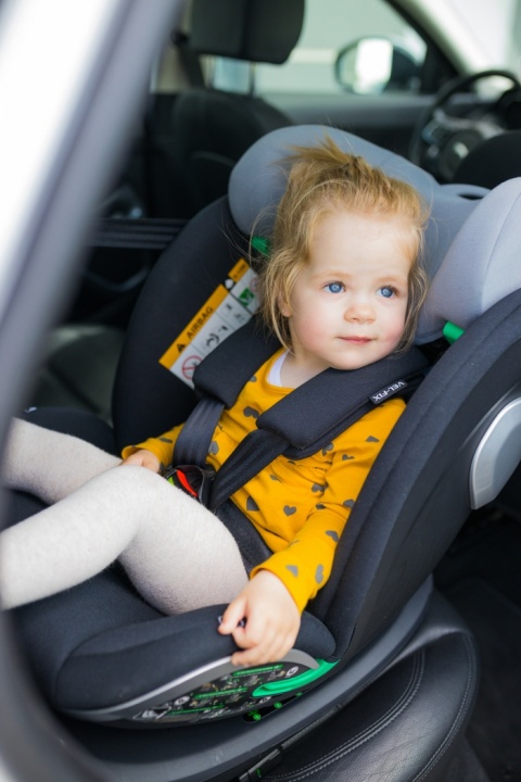 VEL-FIX 4Baby Obrotowy fotelik samochodowy 0-36 kg RWF Isofix - Red