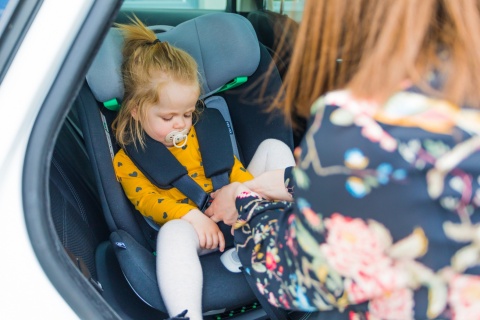 VEL-FIX 4Baby Obrotowy fotelik samochodowy 0-36 kg RWF Isofix - Red