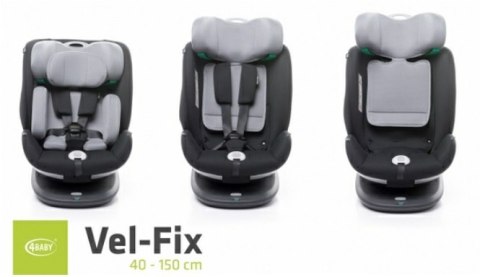 Fotelik Vel-fix 0-36 kg i-size grey 4baby