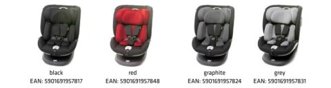 Fotelik Vel-fix 0-36 kg i-size red 4baby