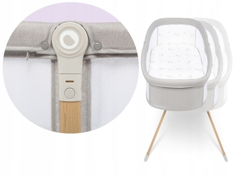 MALIN EVO Lionelo Kołyska Łóżeczko 3w1 - Beige Sand