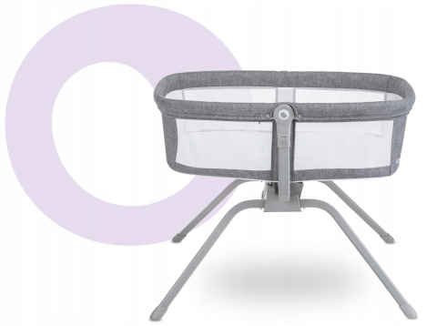 MALIN Lionelo Kołyska Łóżeczko 3w1 - Grey Concrete