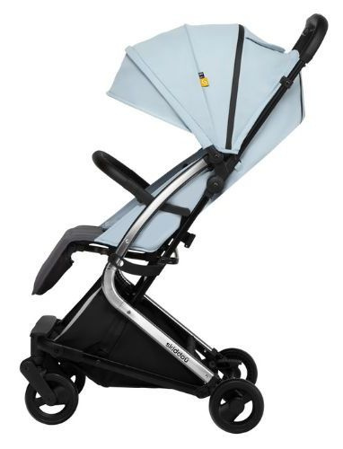 Mikkeli Skiddou lekki wózek spacerowy 5,8 kg składany jedną ręką - Sky High