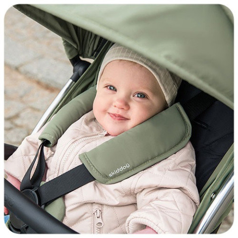 Mikkeli Skiddou lekki wózek spacerowy 5,8 kg składany jedną ręką - Sky High