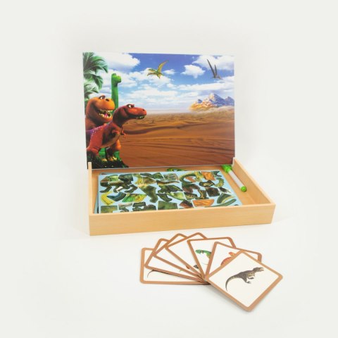 PUZZLE KOLOROWANKA DINOZAURY