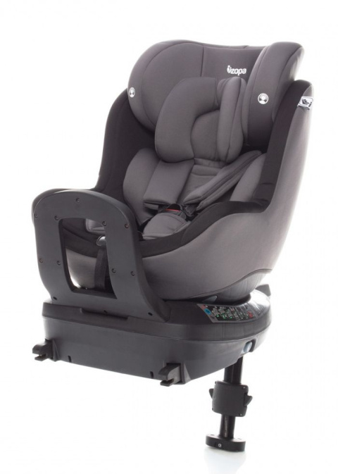 SPIN FIX Zopa 0-18 kg I-Size do 105 cm obrotowy fotelik samochodowy z IsoFix - Night Black