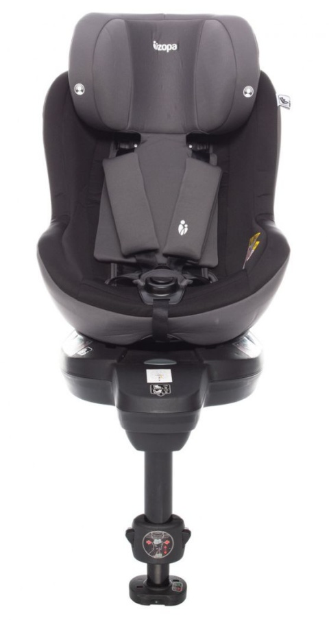SPIN FIX Zopa 0-18 kg I-Size do 105 cm obrotowy fotelik samochodowy z IsoFix - Night Black