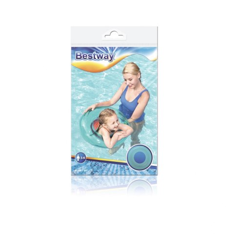 Bestway 36022 KÓŁKO DO PŁYWANIA PRZEŹROCZYSTE 51cm NIEBIESKIE