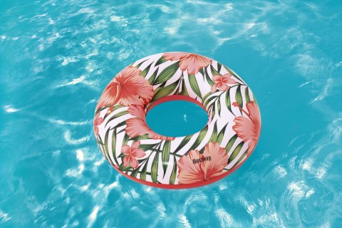 Bestway 36237 KOŁO DO PŁYWANIA KWIATY 119cm RÓŻOWE