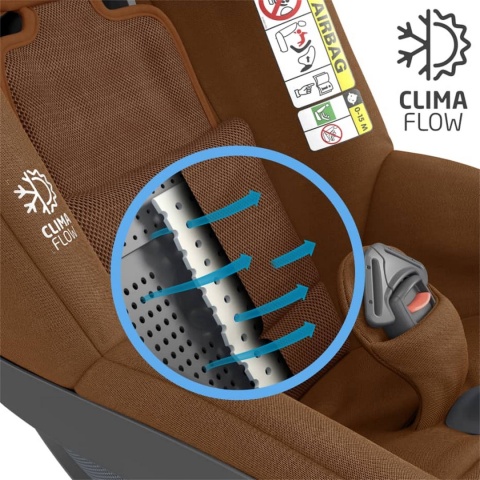 Pearl 360 i-Size Maxi-Cosi 0-18 kg 40-105 cm fotelik samochodowy (siedzisko) - Authentic Cognac