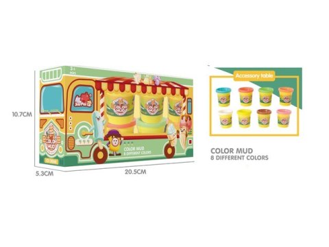 ZAPAS PLASTOLINY - 8 KUBECZKÓW