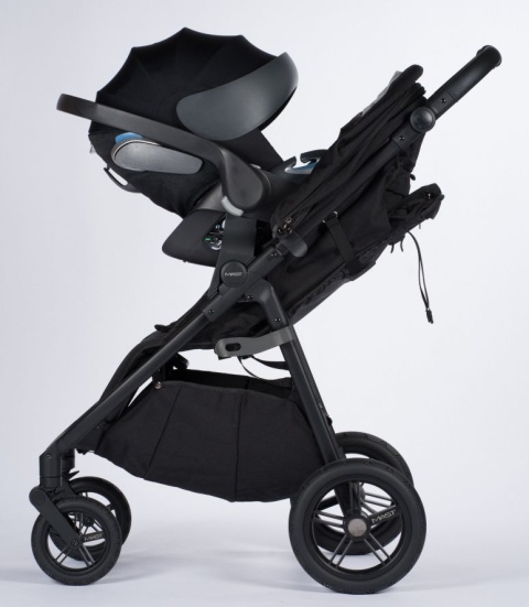 M4x MAST Swiss Design wózek spacerowy do 22 kg, waży tylko 9,5 kg - Onyx