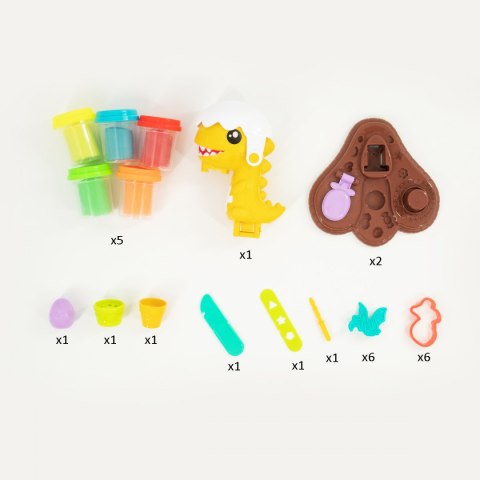 Zestaw plastoliny dino