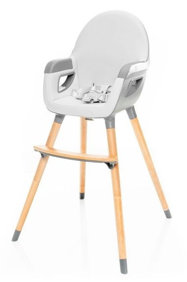 DOLCE Zopa krzesełko do karmienia dla dzieci od 6 miesiąca do 15 kg - Dove Grey/Whitey
