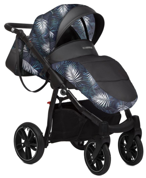 MOMMY Special Edition 3w1 BabyActive wózek głęboko-spacerowy + fotelik samochodowy Kite 0-13kg - Night Paradise Silver