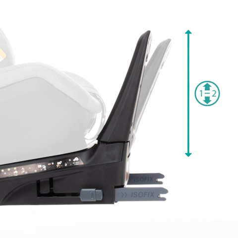 Voyager 2 i-Size Zopa 0-18 kg do 105 cm dziecięcy obrotowy fotelik samochodowy z IsoFix - Night Black