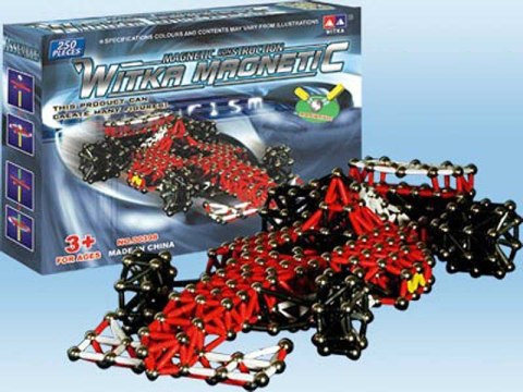 KLOCKI MAGNETYCZNE 250 EL. FORMUŁKA