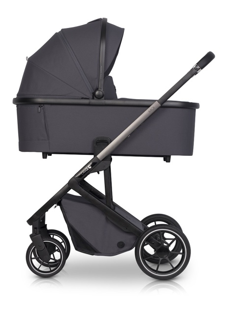MOI 3w1 CAVOE wózek głęboko-spacerowy do 22 kg z fotelikiem Cosmo 0m+ kolor Iron