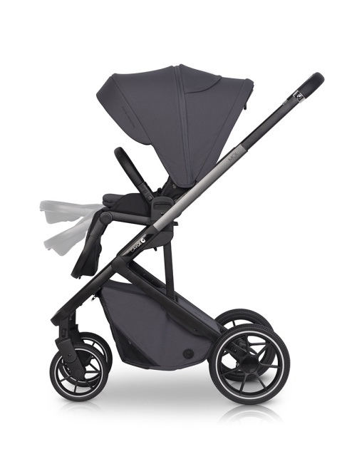 MOI 3w1 CAVOE wózek głęboko-spacerowy do 22 kg z fotelikiem Cosmo 0m+ kolor Iron