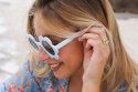 Damskie okulary przeciwsłoneczne Elle Porte Daisy - Powder Blue