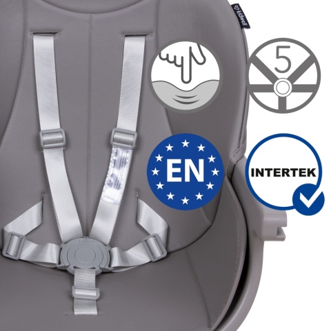 EATAN Kidwell Krzesełko do karmienia 4w1 - Gray