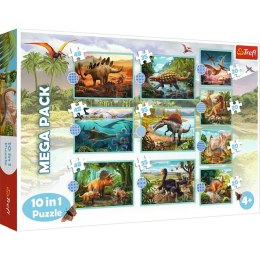 Puzzle 10w1 w świecie dinozaur