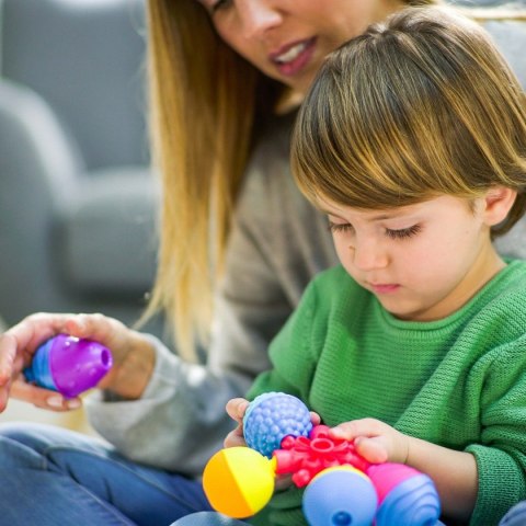 TREFL LALABOOM 61077 Zestaw kulko-klocków 12 elementów