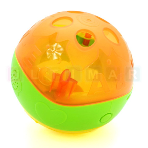 Edukacyjna kula do raczkowania efekty dźwiękowe i świetlne