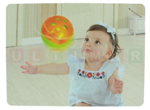 Edukacyjna kula do raczkowania efekty dźwiękowe i świetlne