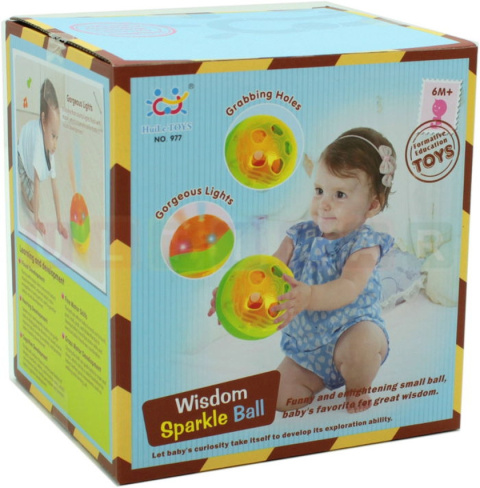 Edukacyjna kula do raczkowania efekty dźwiękowe i świetlne