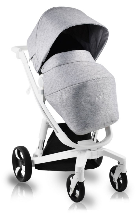 I-STOP ibebe wózek spacerowy z elektronicznym systemem hamowania - IS1 szary