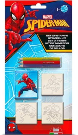 Pieczątki Spiderman blister 3 szt 038172 Multiprint p24