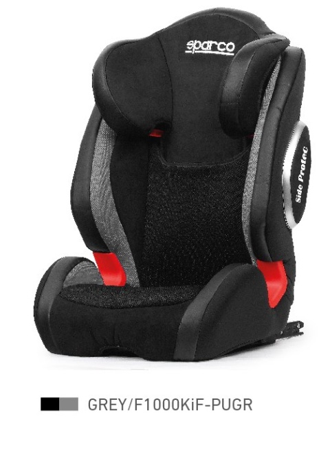 Fotelik SPARCO F1000K ISOFIX 15-36KG F1000 KI G 23