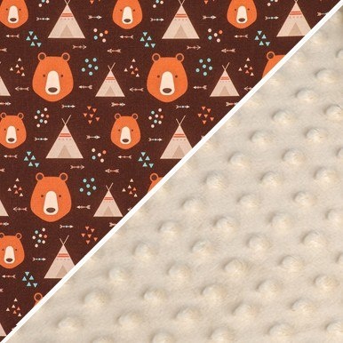 SuperMami Kojec MINKY bawełna dla noworodka " Baby nest "