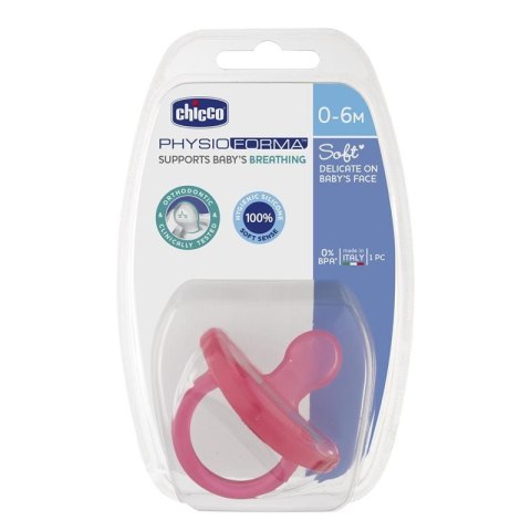 CHICCO 00002711310000 Smoczek PHYSIO SOFT silikon 0-6m+ 1 szt*